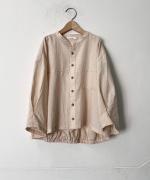 ミジンチェック　7分袖シャツ