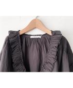 60キャンブリック フリルブラウス