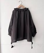 60キャンブリック フリルブラウス