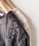 60キャンブリック ヨーク刺繍ブラウス