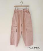 ヘリンボーン　カーゴワイドパンツ