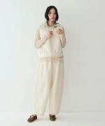 綿麻デニム　トロワパンツ