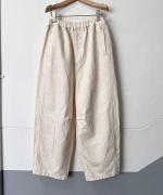 綿麻デニム　トロワパンツ