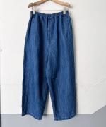 綿麻デニム　トロワパンツ