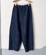 綿麻デニム　トロワパンツ