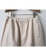 綿麻デニム　トロワパンツ