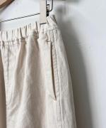 綿麻デニム　トロワパンツ