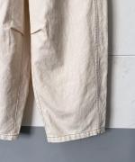 綿麻デニム　トロワパンツ