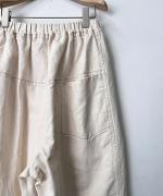 綿麻デニム　トロワパンツ