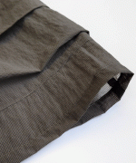 シアーリップストップ　8分袖ワークシャツジャケット