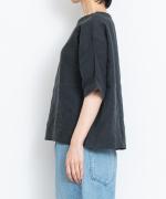 リユールリネン　5分袖プルオーバー