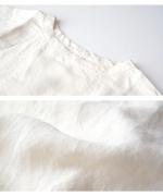 リユールリネン　5分袖プルオーバー