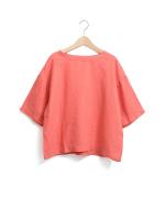 リユールリネン　5分袖プルオーバー