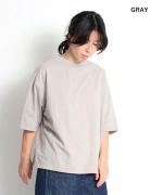 USE天竺　モックネックプルオーバー