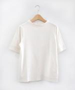 USE天竺　5分袖ボトルネックT