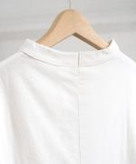 USE天竺　5分袖ボトルネックT