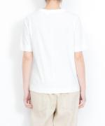 USE天竺　5分袖ボトルネックT