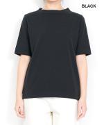 USE天竺　5分袖ボトルネックT