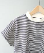 アメリカンヴィンテージ　細ボーダー　モックネック