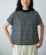 アメリカンヴィンテージ　太ボーダー　モックネック