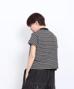 アメリカンヴィンテージ　太ボーダー　モックネック