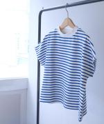 アメリカンヴィンテージ　太ボーダー　モックネック