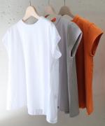 USE天竺　フレンチスリーブプルオーバー