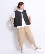 ジョワコットン　プリントTシャツ　森の風景