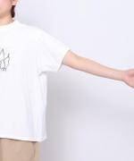 ジョワコットン　プリントTシャツ　森の風景