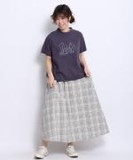 ジョワコットン　プリントTシャツ　森の風景