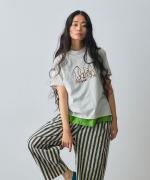 ジョワコットン　プリントTシャツ　森の風景