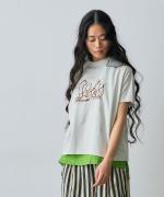 ジョワコットン　プリントTシャツ　森の風景