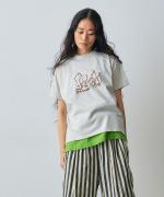 ジョワコットン　プリントTシャツ　森の風景