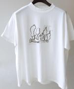 ジョワコットン　プリントTシャツ　森の風景