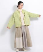 接結キルト　2WAYカーディガン