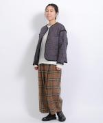 接結キルト　2WAYカーディガン