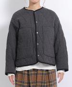 接結キルト　2WAYカーディガン