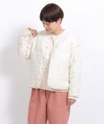 接結キルト　2WAYカーディガン