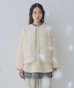 接結キルト　2WAYカーディガン