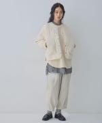 接結キルト　2WAYカーディガン