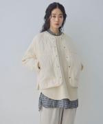 接結キルト　2WAYカーディガン