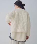 接結キルト　2WAYカーディガン