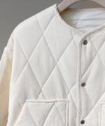 接結キルト　2WAYカーディガン