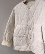 接結キルト　2WAYカーディガン