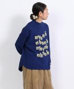 ふわふわ裏毛　プリントプルオーバー