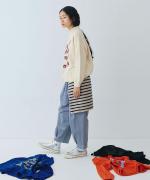 ふわふわ裏毛　プリントプルオーバー