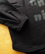 ふわふわ裏毛　プリントプルオーバー