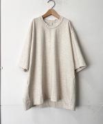 微強撚綿天竺 クルーネックプルオーバー