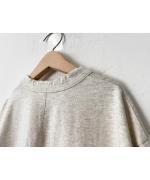 微強撚綿天竺 クルーネックプルオーバー