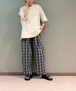 微強撚綿天竺 クルーネックプルオーバー